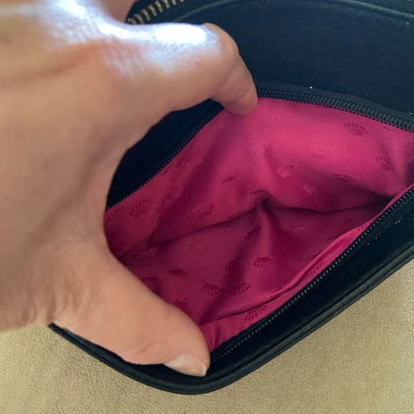 Juicy Couture Black faux Leather Wristlet - Picture 6 of 9